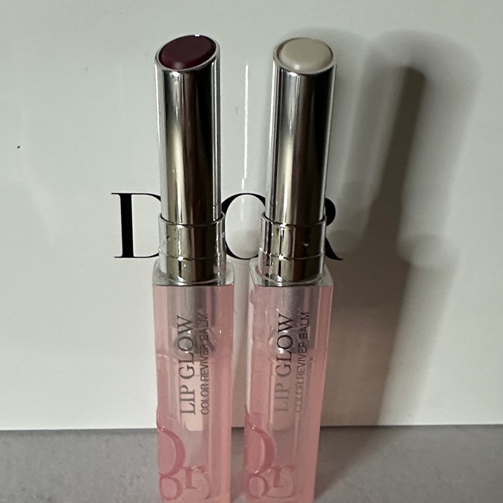 Dior Lip Glow Color Reviver Balm - Universal clear and Berry shade